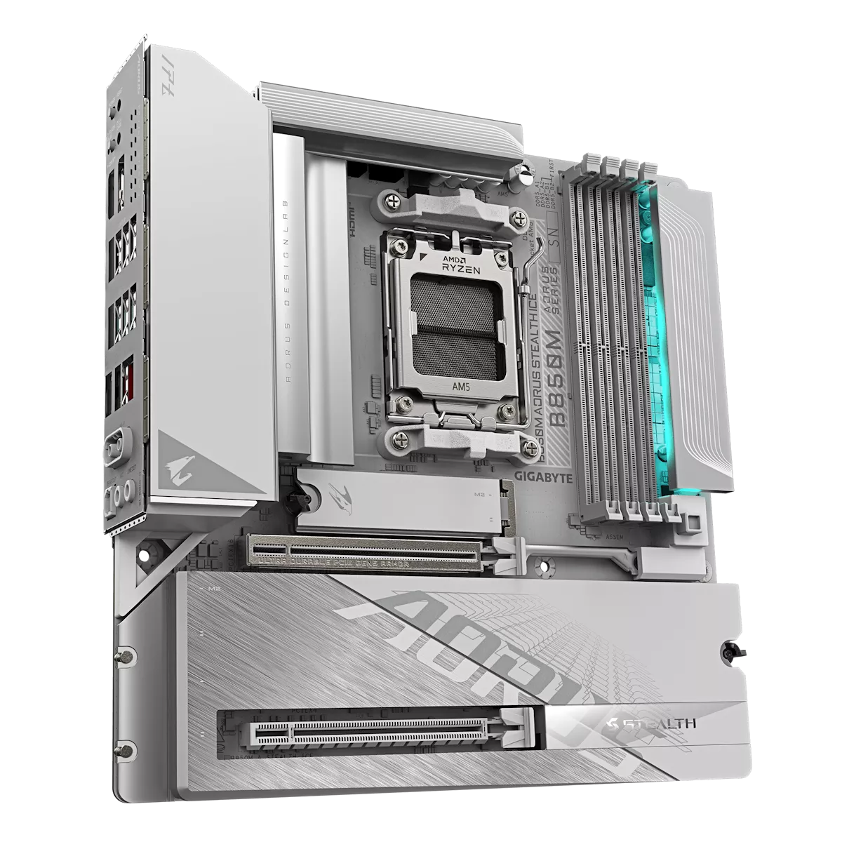 GIGABYTE B850M AORUS STEALTH ICE AMD 800シリーズ Socket AM5対応