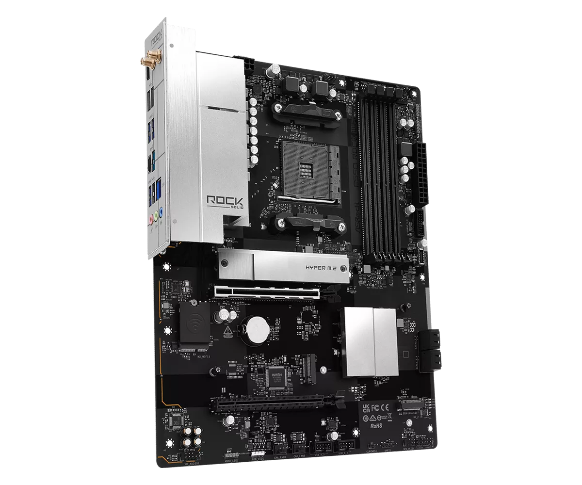ASRock B550 Rock WiFi AMD 500シリーズ Socket AM4対応 AMD B550
