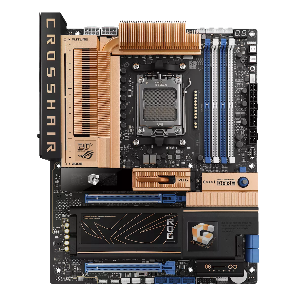 ASUS ROG CROSSHAIR 2006 AMD 800シリーズ Socket AM5対応 AMD X870E