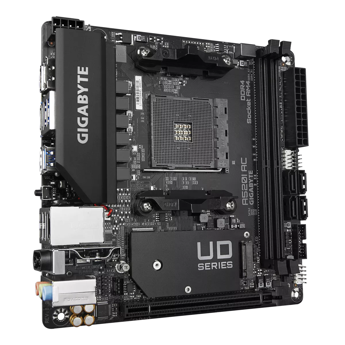GIGABYTE A520I AC V2 AMD 500シリーズ Socket AM4対応 AMD A520チップ
