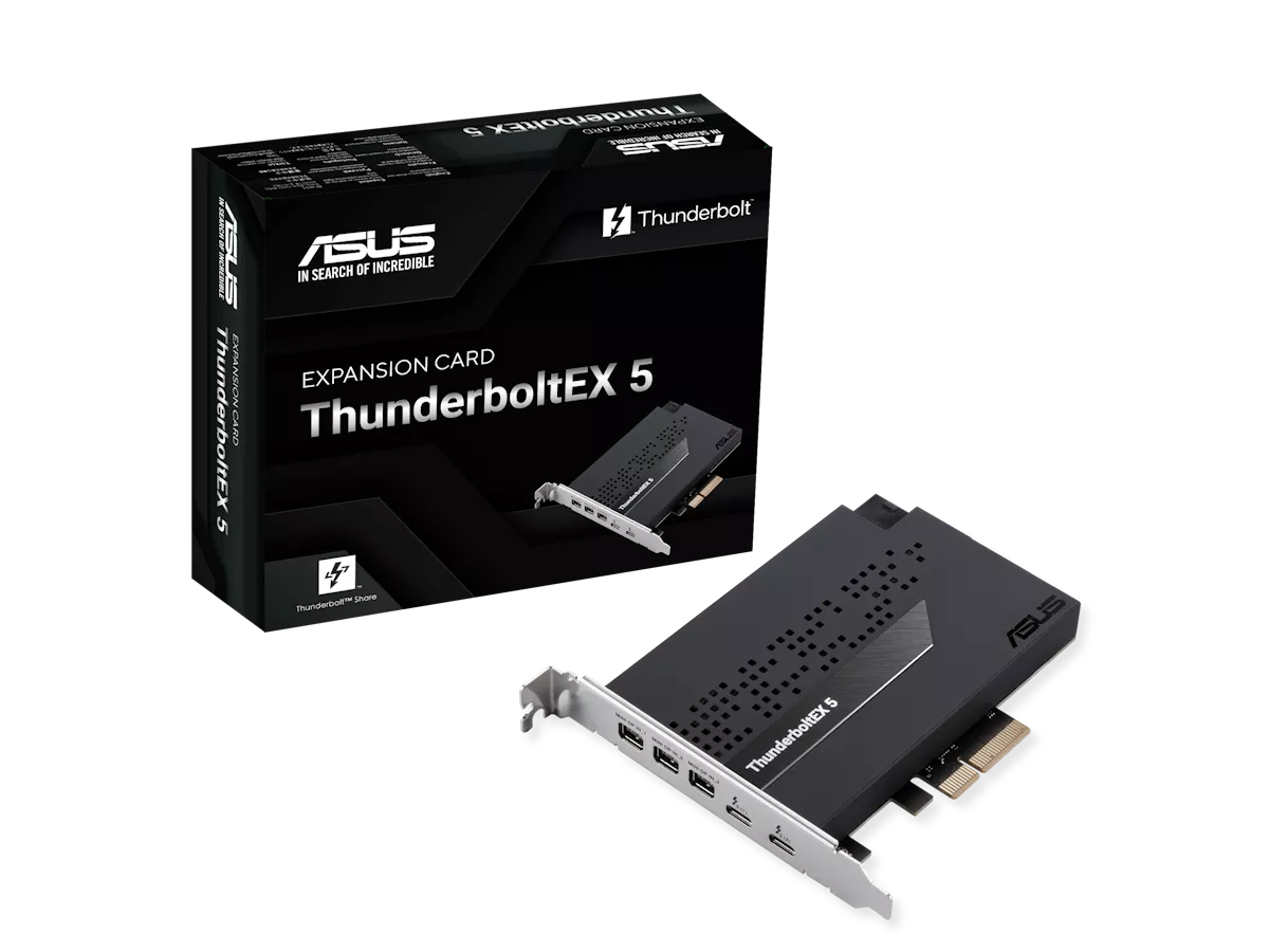 ama☆5/16オーダー受付 ASUS ThunderboltEX 5 ASUS製 インテル 800シリーズチップセット搭載