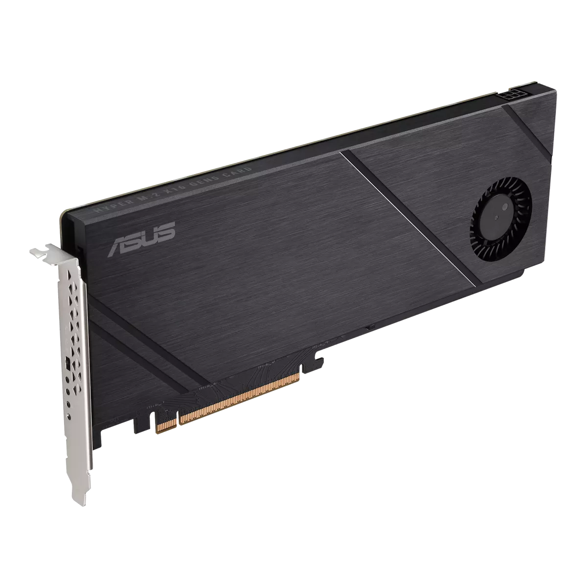 ASUS Hyper M.2 x16 Gen5 Card 最大4基のPCIe 5.0/4.0 NVMe M.2 SSDを