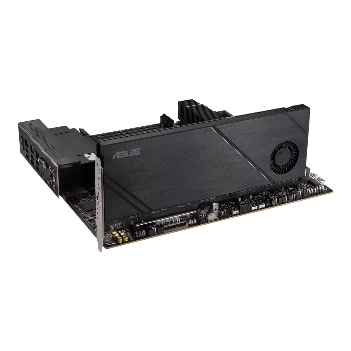 ASUS Hyper M.2 x16 Gen5 Card 最大4基のPCIe 5.0/4.0 NVMe M.2 SSDを
