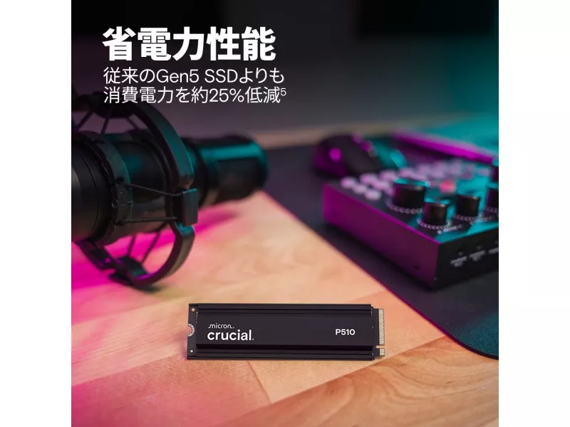 内蔵型SSD Crucial P510 1TB M.2 SSD 41YsW3RpqKL.jpg