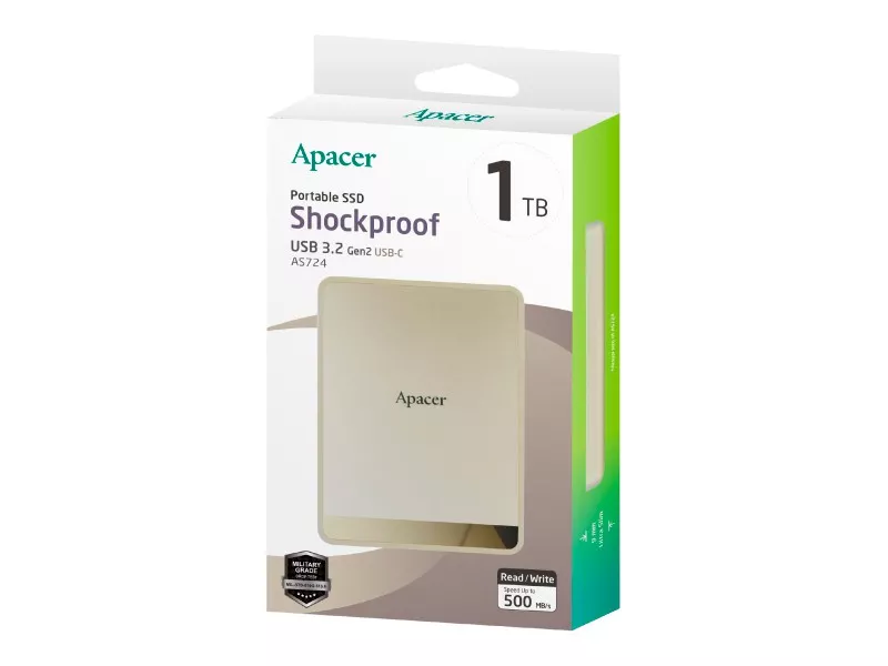 AS724 USB 3.2 Gen2 USB-C 1TBの商品メイン画像