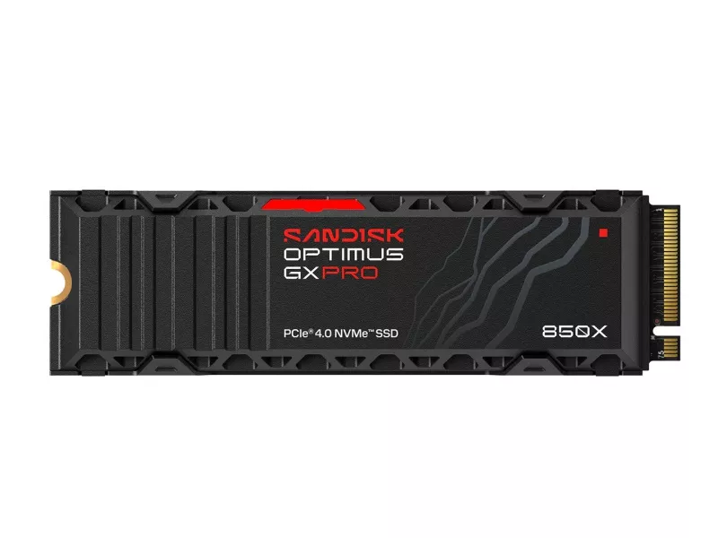 SanDisk Optimus GX PRO 850X NVMe™ SSD 4TB ヒートシンク搭載モデル
