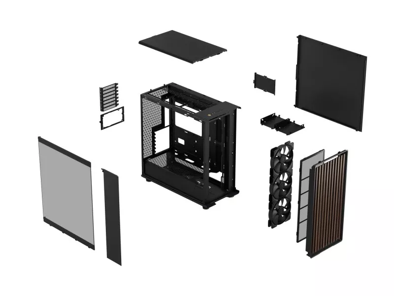 Fractal Design North XL Charcoal Black TG Dark North XL - 製品詳細