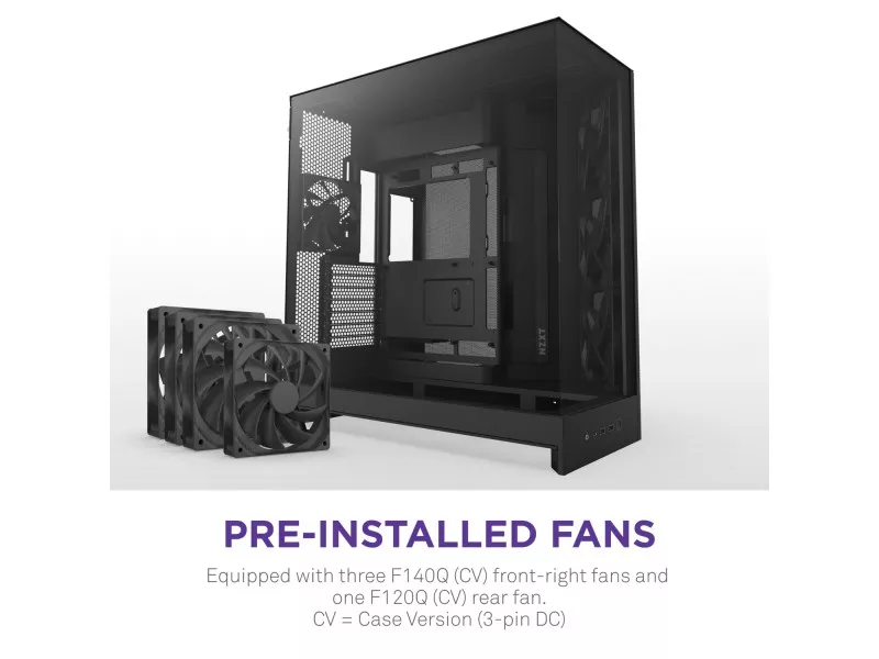 NZXT H9 FLOW (2025) BLACK - 製品詳細 | パソコンSHOPアーク（ark）