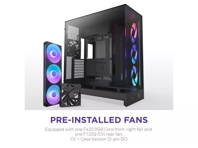 NZXT H9 FLOW RGB (2025) BLACK - 製品詳細 | パソコンSHOPアーク（ark）