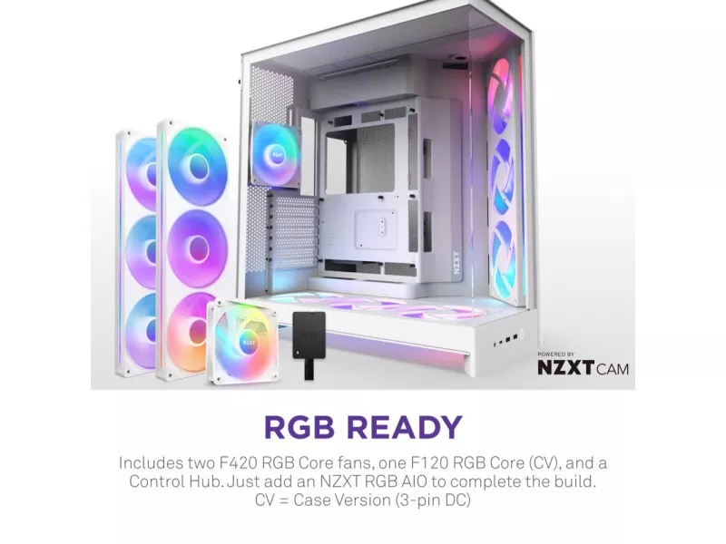 NZXT H9 FLOW RGB+ (2025) WHITE - 製品詳細 | パソコンSHOPアーク（ark）