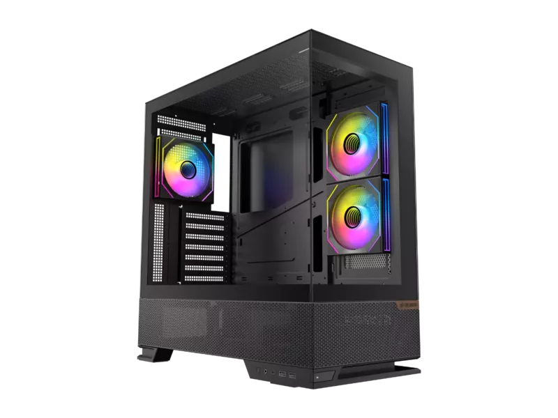 Okinosより、コストパフォーマンスに優れたATX対応ピラーレスのミドル