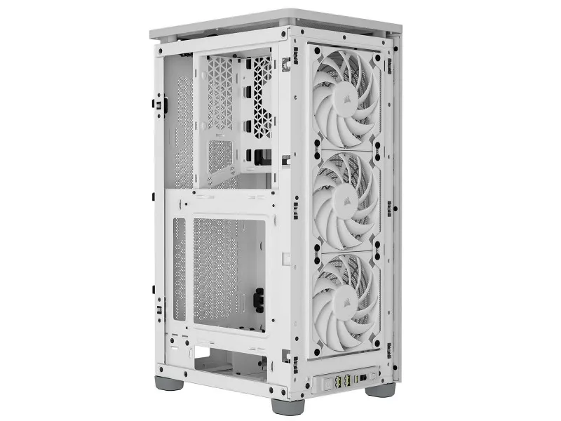 ②CORSAIR 2000D Airflow　ホワイト 2000D RGB AIRFLOW Mini-ITX PC Case - White
