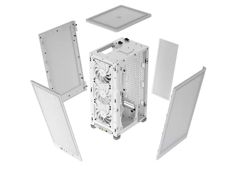 ②CORSAIR 2000D Airflow　ホワイト 2000D AIRFLOW Mini-ITX PC Case - White
