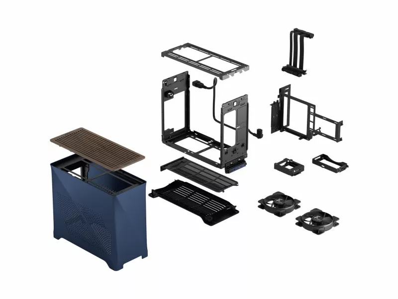 Fractal Design Era 2 ミッドナイトブルー PCケース Amazon.co.jp: Fractal Design Era 2 ITX PCケース ミッドナイト