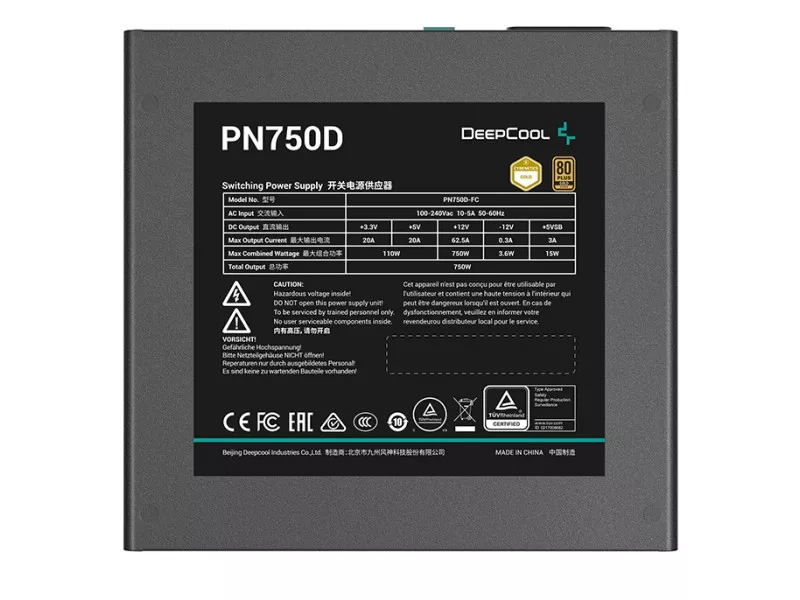 新品、未開封DEEPCOOL PN750D PC電源 【公式通販】