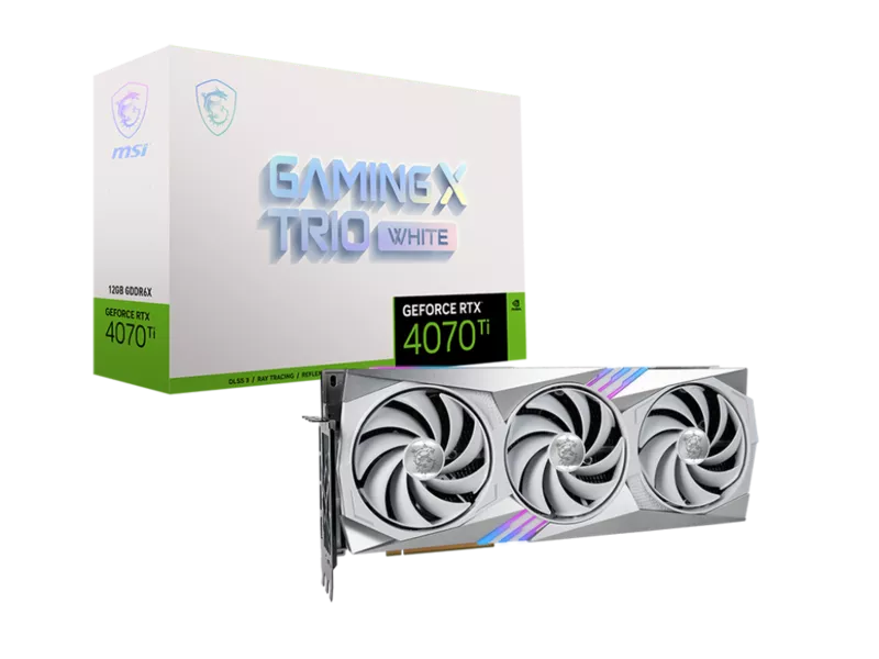 グラフィックボード・グラボ・ビデオカード MSI GeForce RTX5070 gaming trio white MSI GeForce RTX™ 5070 12G GAMING TRIO OC WHITE
