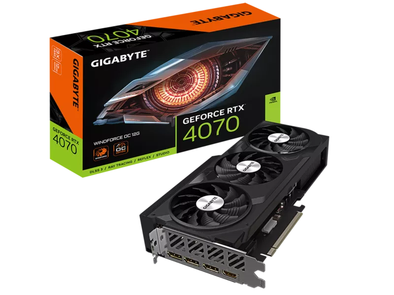 GeForce RTX 4070 WINDFORCE OC 12Gの商品メイン画像