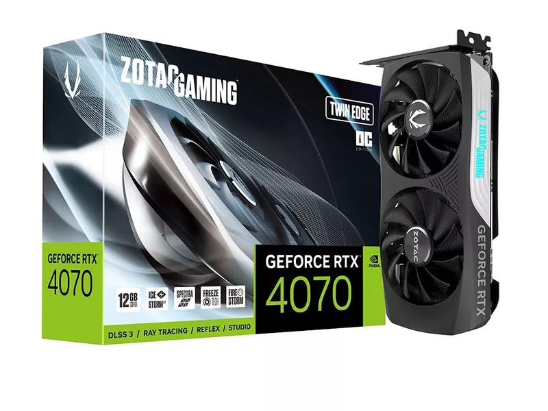 ZOTAC GAMING GeForce RTX 4070 Twin Edge OCの商品メイン画像