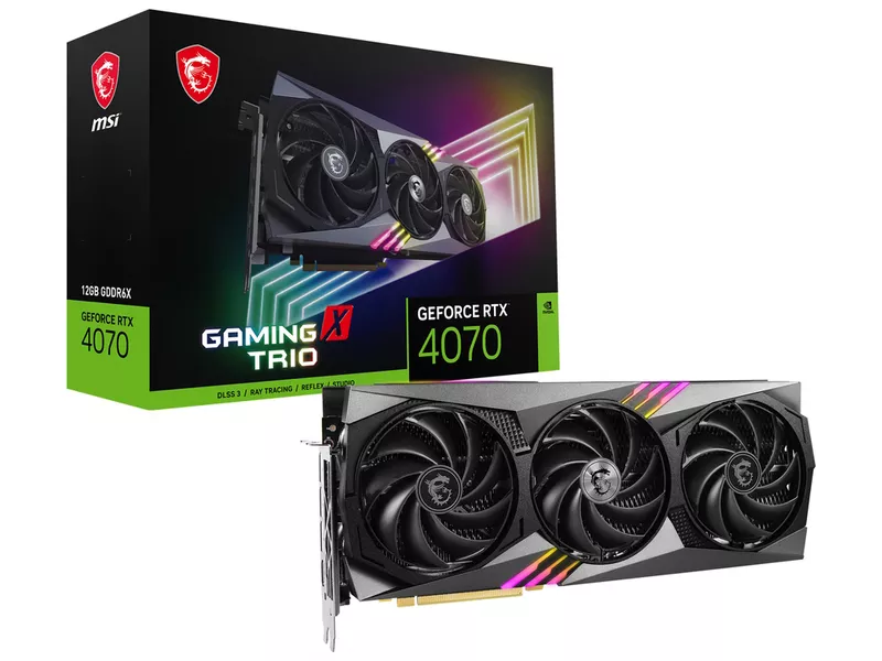 GeForce RTX 4070 GAMING X TRIO 12Gの商品メイン画像