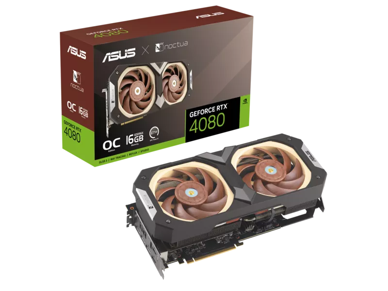 ASUS x Noctua、4.3スロットの肉厚静音空冷ユニット採用GeForce RTX