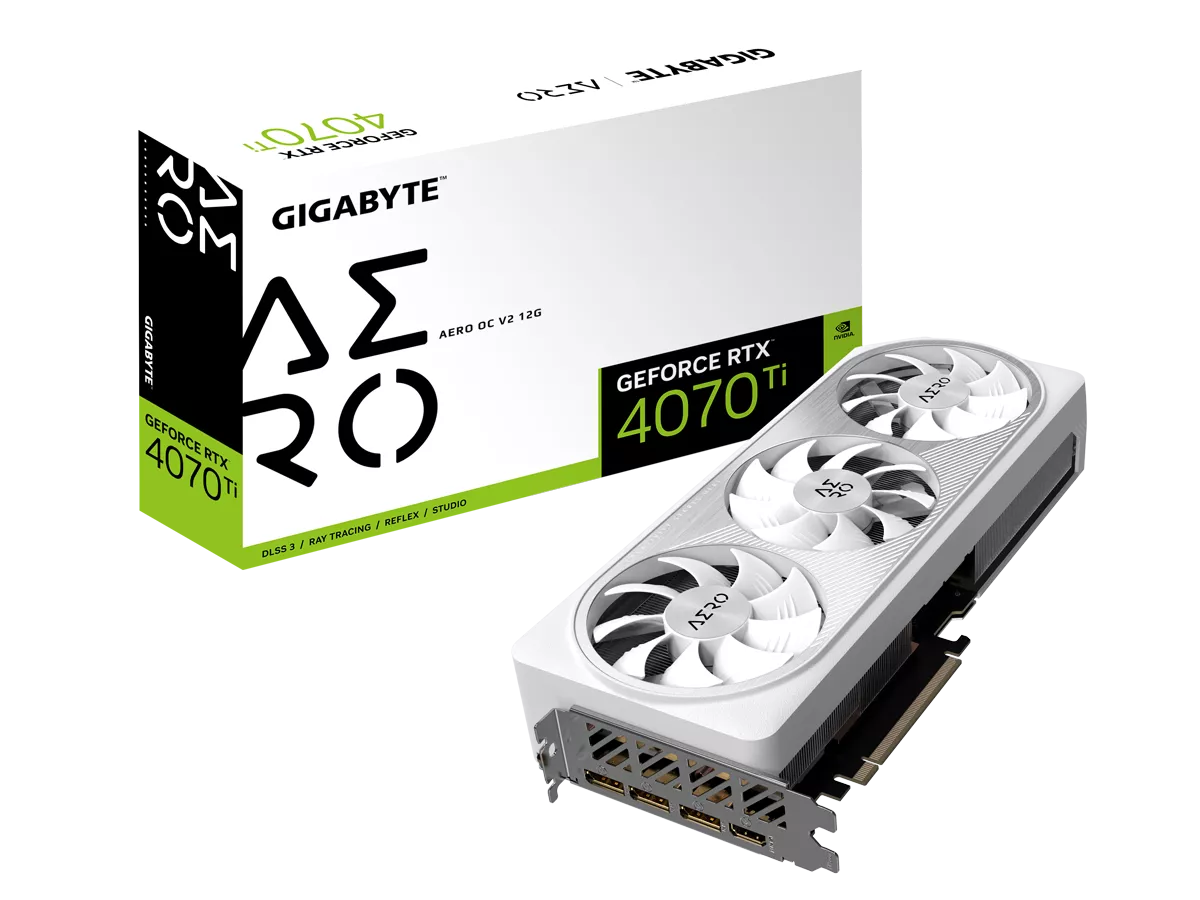 GIGABYTE GeForce RTX 4070 Ti AERO OC V2 12G WINDFORCE GIGABYTE GeForce RTX 4070 Ti AERO OC V2 12G WINDFORCE