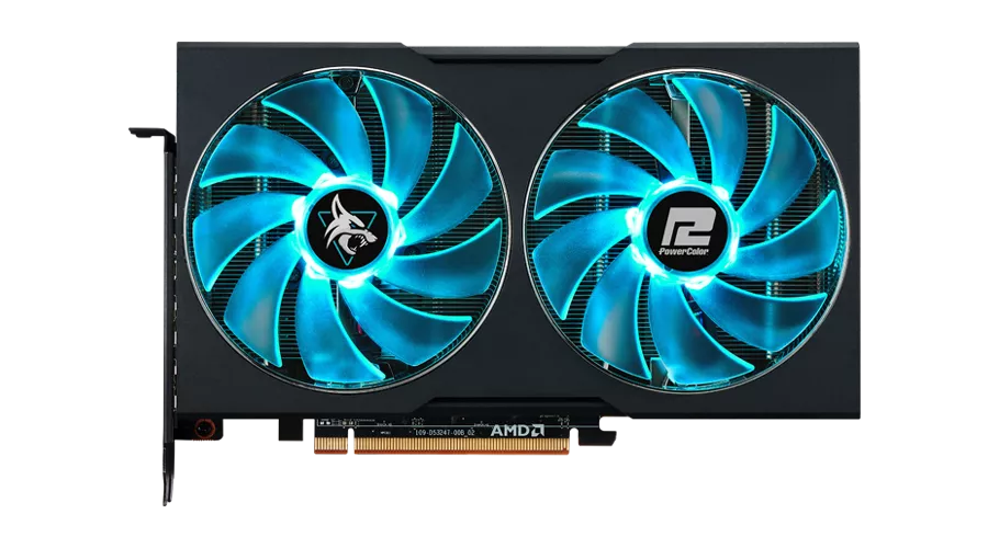 PowerColor Hellhound AMD Radeon RX 7600 8GB GDDR6 Hellhound RADEON