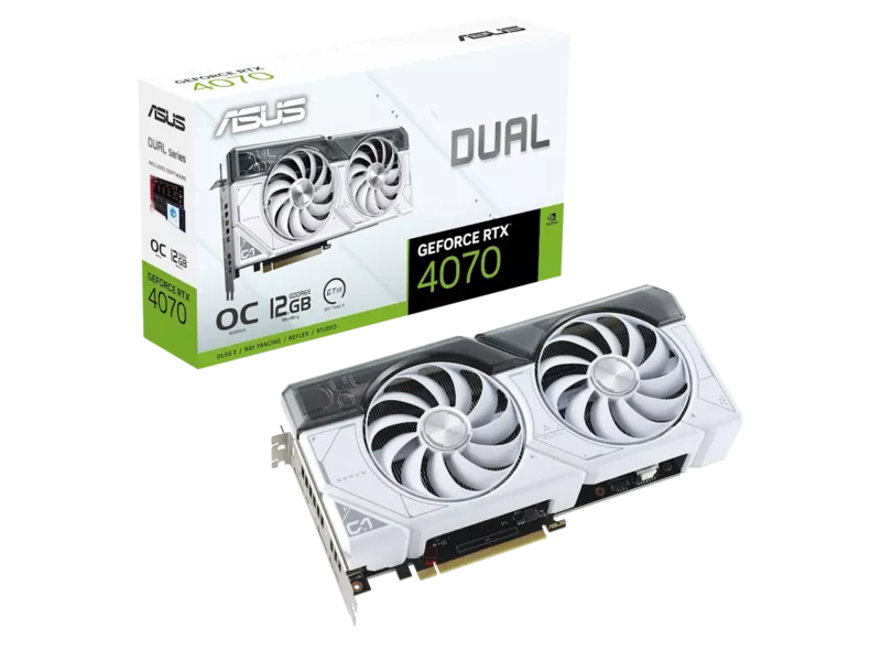 ハ*キ様 ASUS DUAL-RTX4070-O12G GeForce RTX4 ASUS Dual GeForce RTX™ 4070 OC Edition 12GB GDDR6X | Graphics Card