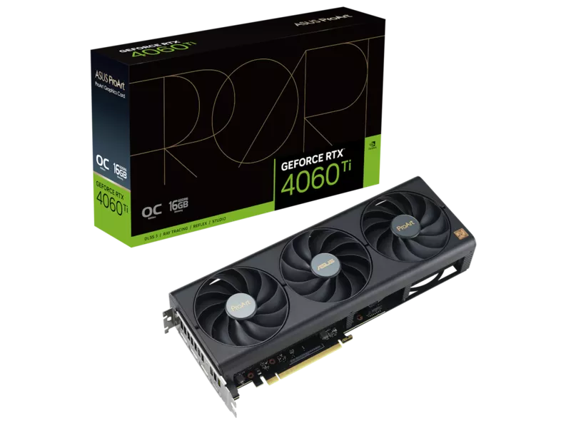ASUSからクリエイター向けトリプルファンOCモデル「ProArt