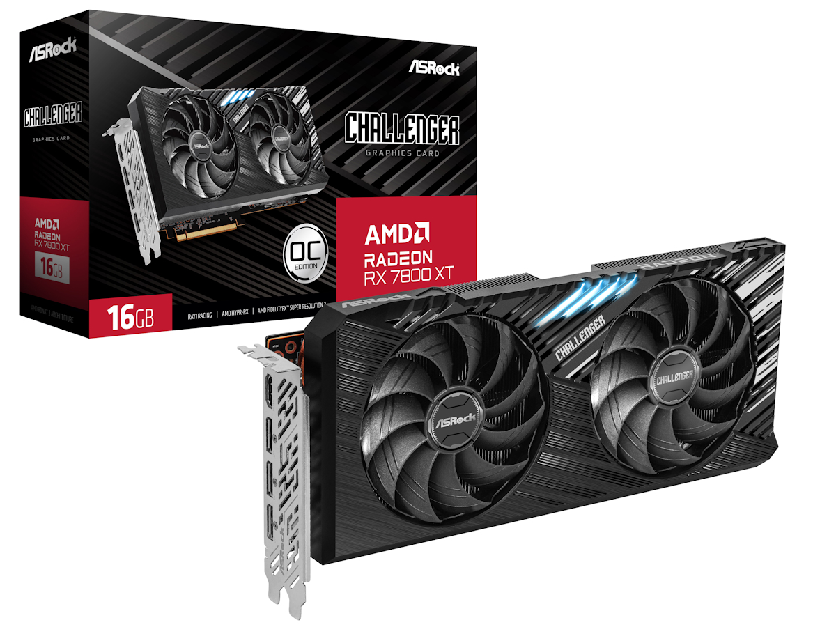 ASRock AMD Radeon RX 7800 XT Challenger 16GB OC Challenger