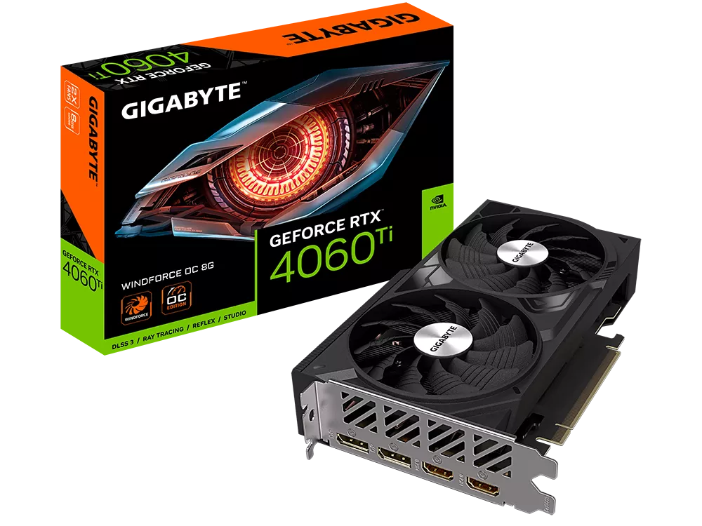 GIGABYTE GeForce RTX 4060 Ti WINDFORCE OC 8G WINDFORCE GIGABYTE GeForce RTX 4060 Ti WINDFORCE OC 8G WINDFORCE