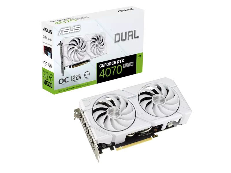 DUAL-RTX4070S-O12G-EVO-WHITEの商品メイン画像