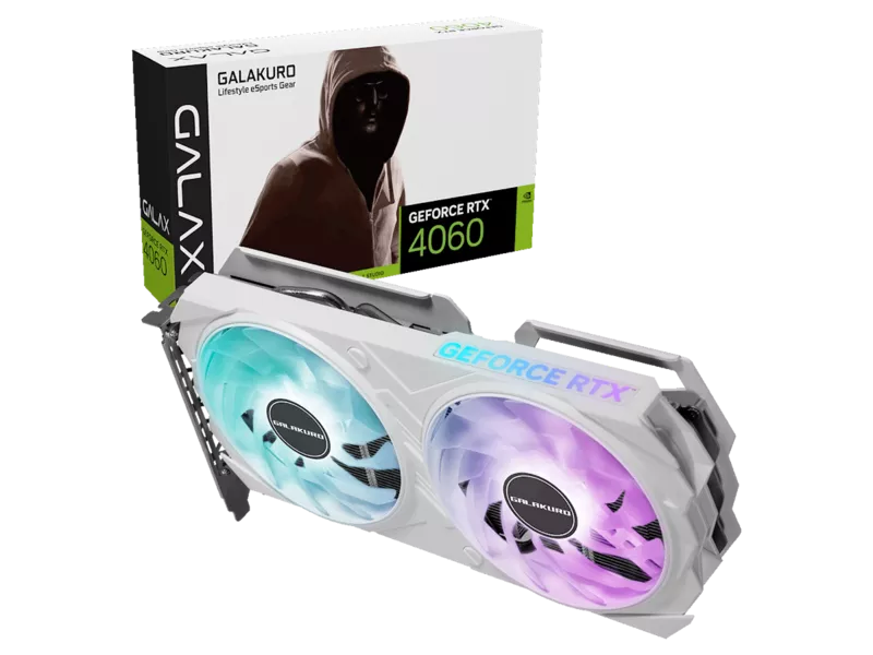GK-RTX4060-E8GB/WHITE/DF2の商品メイン画像