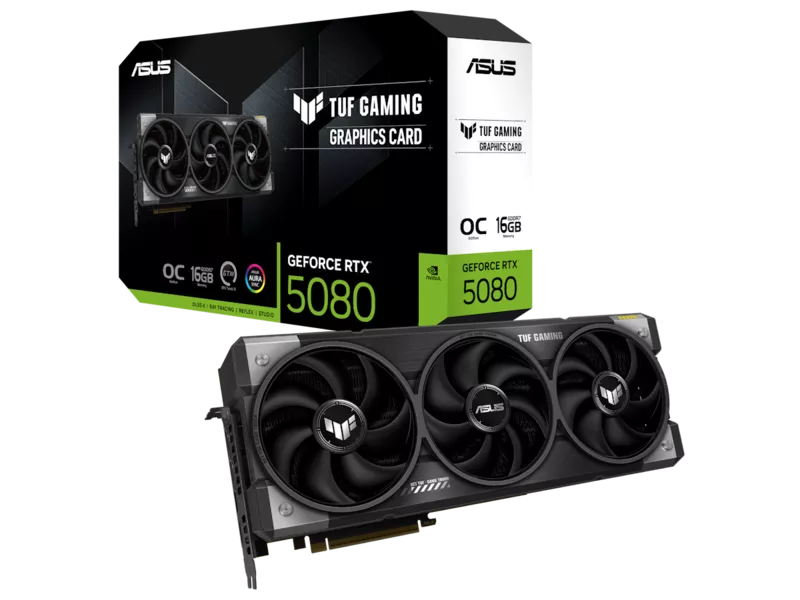 TUF Gaming GeForce RTX 5080 16GB GDDR7 OC Editionの商品メイン画像