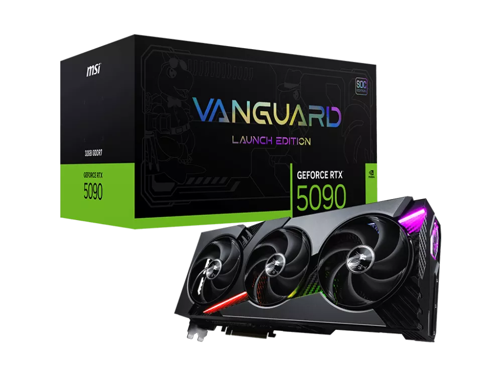 MSI GeForce RTX 5090 32G VANGUARD SOC LAUNCH EDITION MSI MSI GeForce RTX 5090 32G VANGUARD SOC LAUNCH EDITION MSI