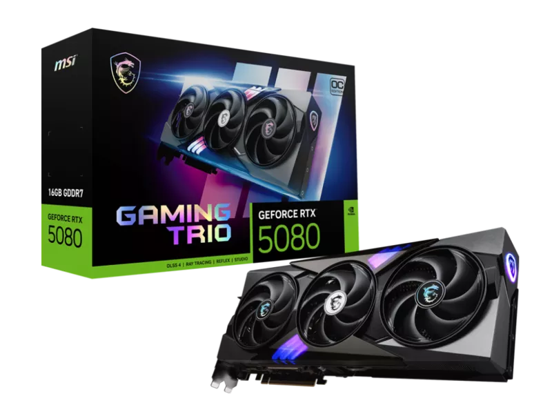 GeForce RTX 5080 16G GAMING TRIO OCの商品メイン画像