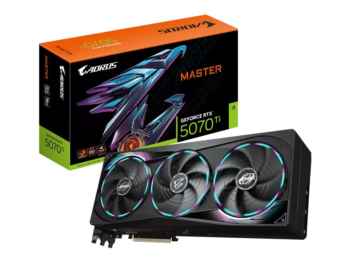 GIGABYTE AORUS GeForce RTX 5070 Ti MASTER 16G AORUS MASTER