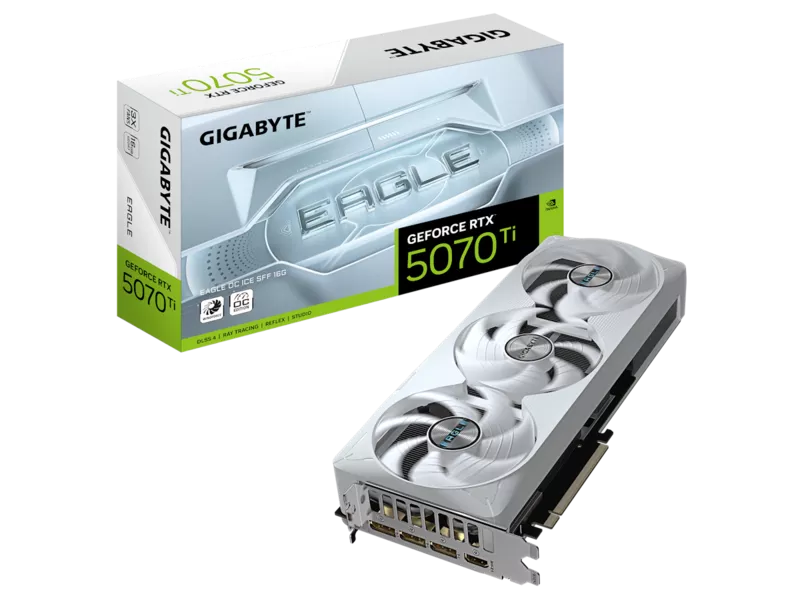 GeForce RTX 5070 Ti EAGLE OC ICE SFF 16Gの商品メイン画像