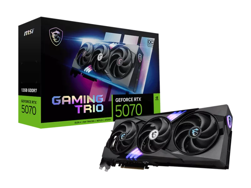 GeForce RTX 5070 12G GAMING TRIO OCの商品メイン画像