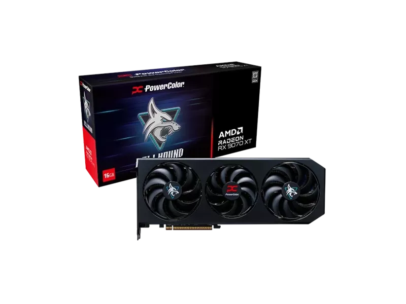 Hellhound AMD Radeon RX 9070 XT 16GB GDDR6の商品メイン画像