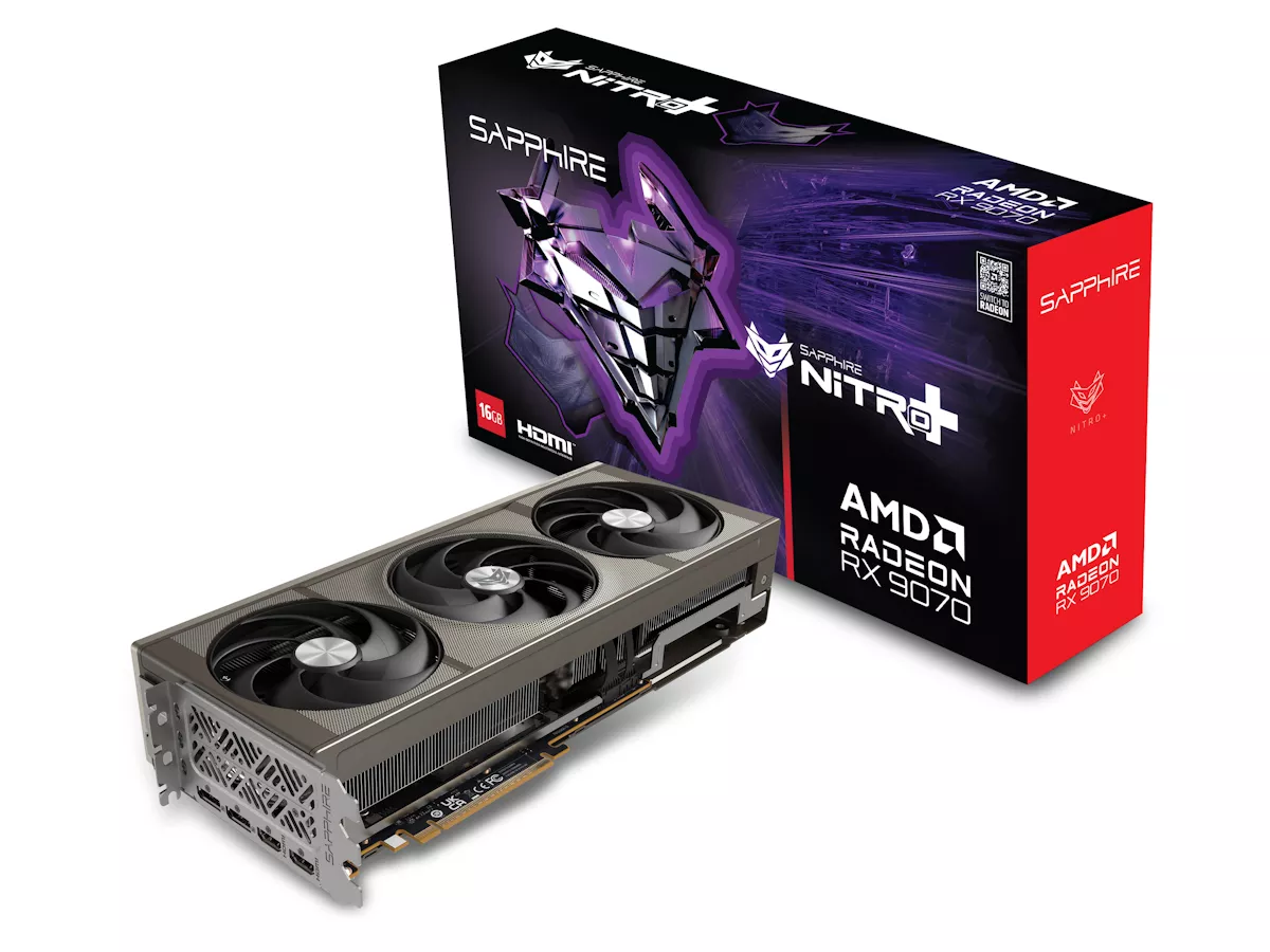 SAPPHIRE NITRO+ Radeon RX 9070 GAMING OC 16GB NITRO+ RADEON