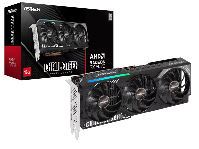AMD Radeon RX 9070 Challenger 16GBの商品メイン画像