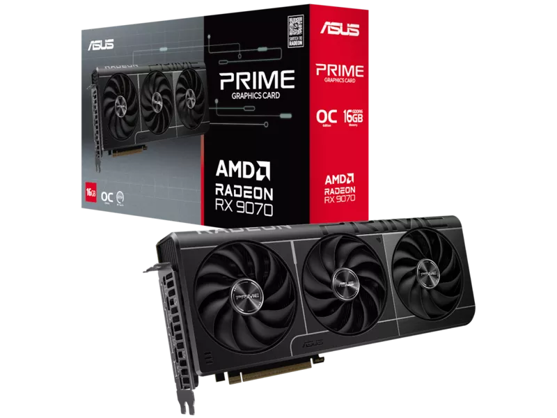 Prime Radeon RX 9070 OC Editionの商品メイン画像
