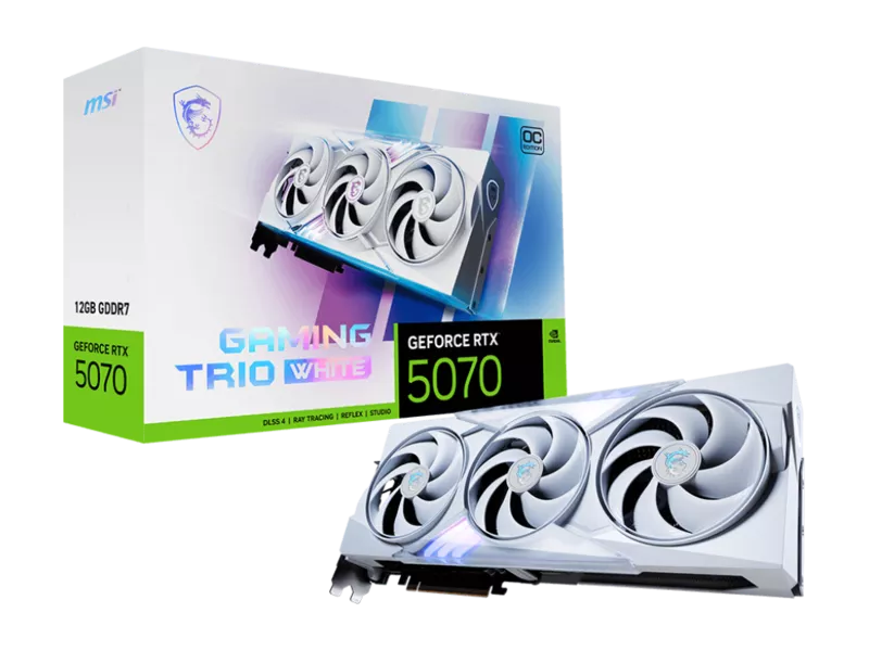 MSI GeForce RTX 5070 12G GAMING TRIO OC WHITE MSI/GAMING GEFORCE