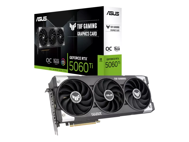 TUF Gaming GeForce RTX 5060 Ti 16GB GDDR7 OC Editionの商品メイン画像
