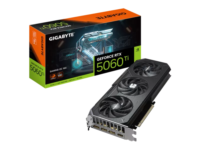 GIGABYTE GeForce RTX 5060 Ti GAMING OC 16G WINDFORCE GEFORCE