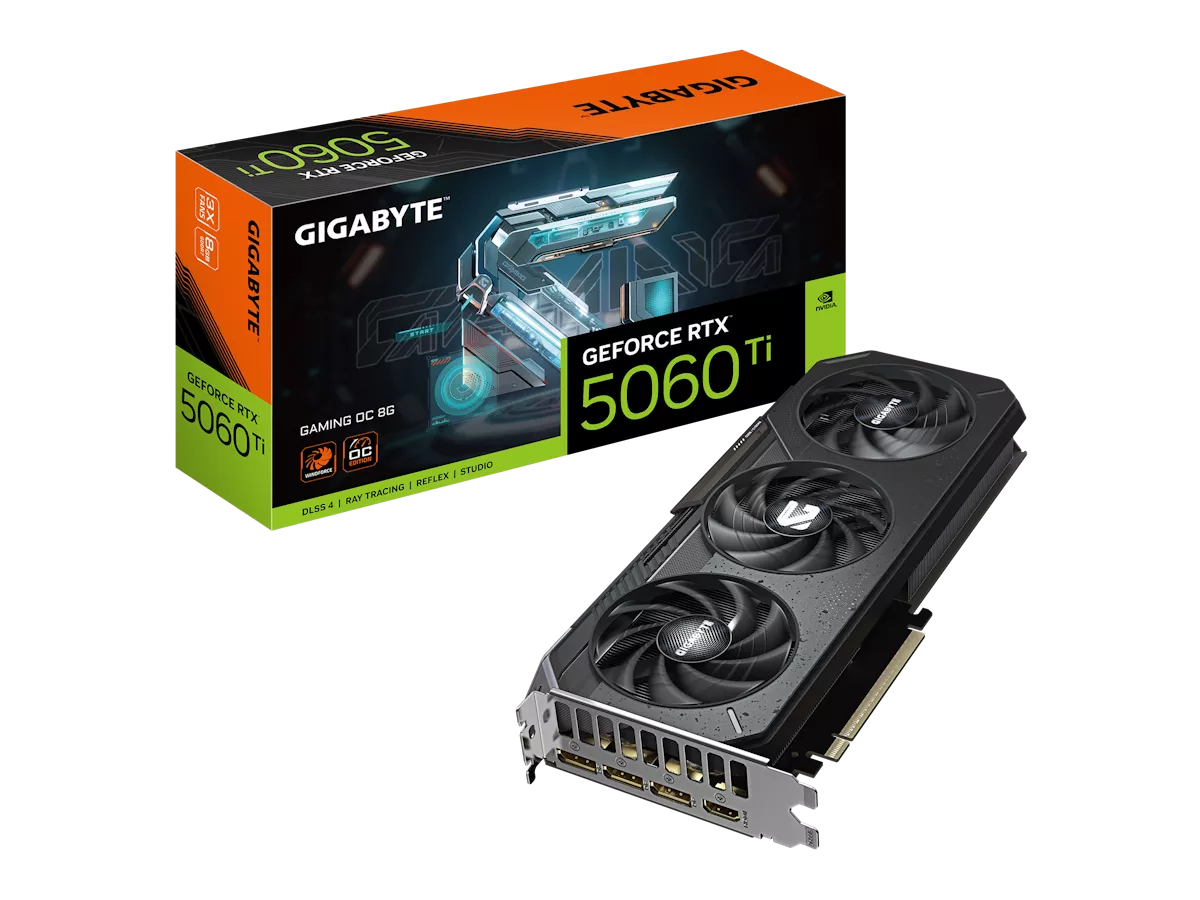 GIGABYTE GeForce RTX 5060 Ti GAMING OC 8G WINDFORCE GEFORCE