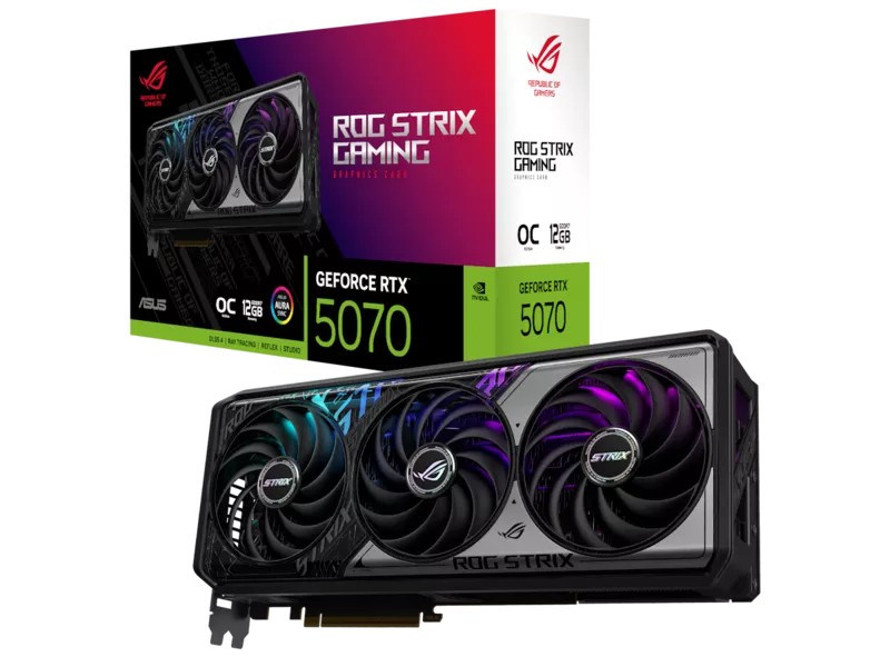 ROG Strix GeForce RTX 5070 12GB GDDR7 OC Editionの商品メイン画像