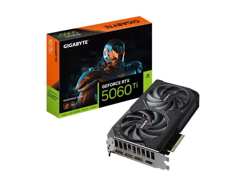 GeForce RTX 5060 Ti WINDFORCE OC 8Gの商品メイン画像