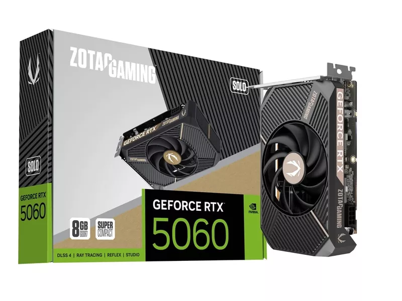 ZOTAC GAMING GeForce RTX 5060 SOLOの商品メイン画像
