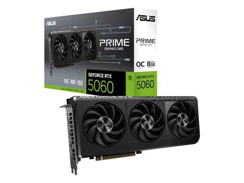 PRIME GeForce RTX 5060 8GB GDDR7 OC Editionの商品メイン画像